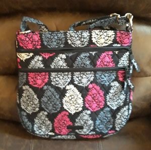 Vera Bradley triple zip crossbody